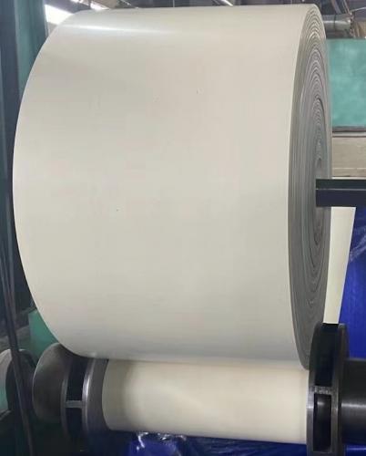 White color rubber conveyor belt